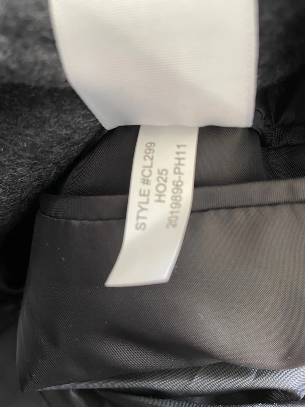 J. Crew Men's Dark Charcoal Gray Wool Blend Topcoat Size 42 NEW $450